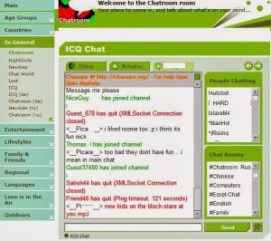 icq chat rooms