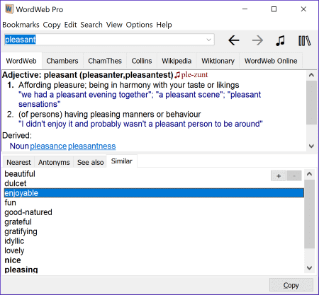 english to english dictionary offline for pc