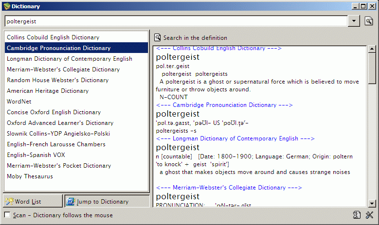 download free dictionary for windows 10