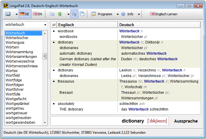 whats the best free dictionary for windows 10