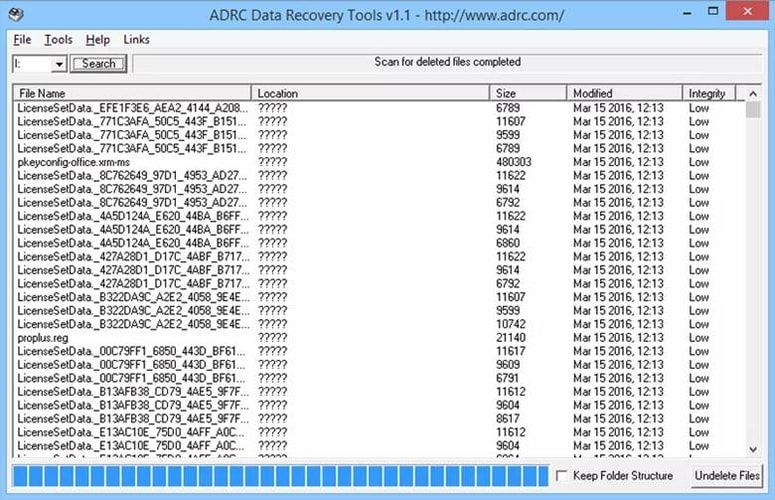ADRC Recovery Tool