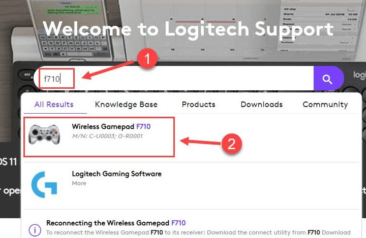 download logitech connection utility