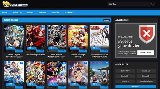 ChiaAnime Website Watch Famous Anime Movies  Series of 2020 Alternatives   Safety