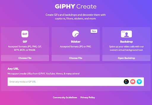 Giphy Create