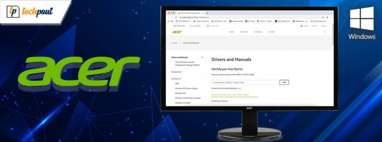 how to download acer monitor drivers