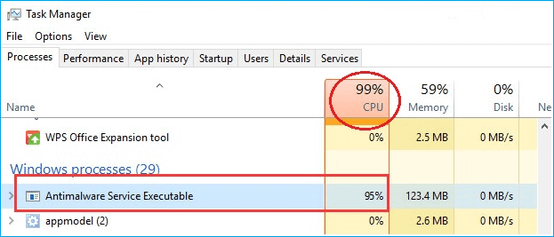 How to Fix  Antimalware Service Executable  High CPU Usage - 49