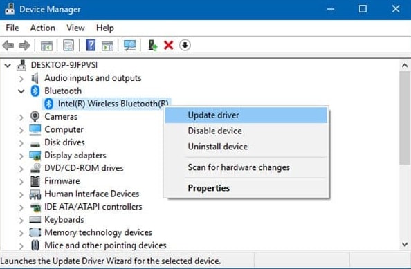 intel csr bluetooth driver