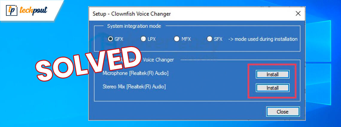 clownfish voice changer windows 10