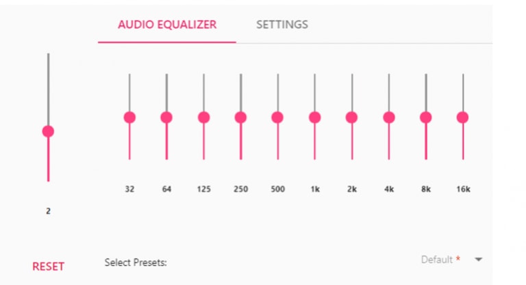 automatic equalizer audio files