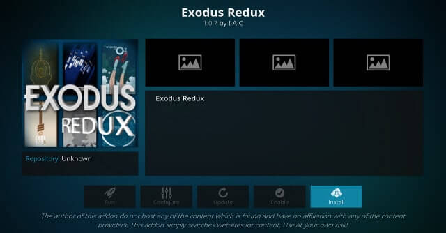 install exodus redux on jarvis