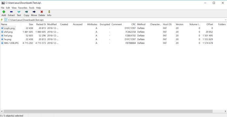 zip winrar windows 10