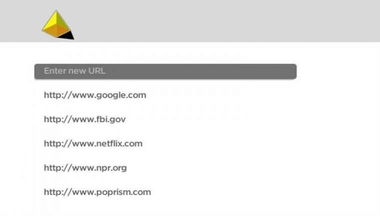 POPRISM Web Browser