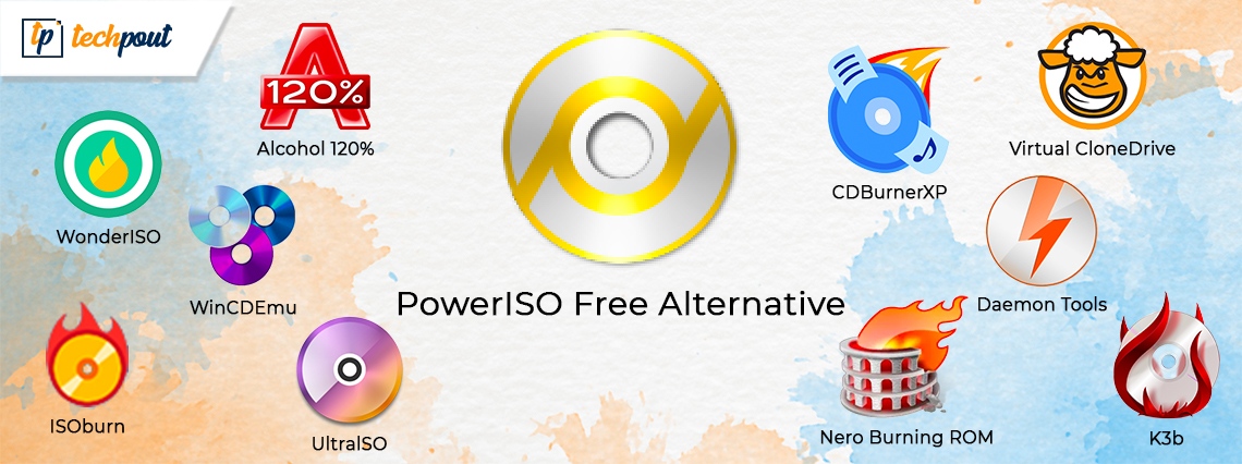 powerISO Free Alternative Software for Windows in 2024