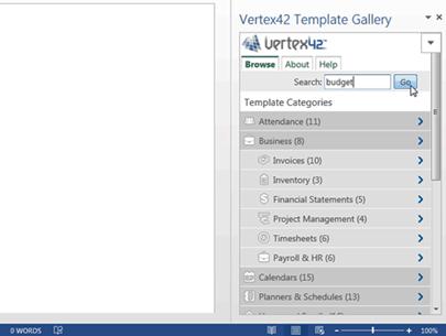 Vertex42 Template Gallery