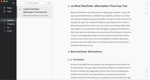 Top 10 Best Microsoft OneNote Alternatives You Can Use in 2021 - 20