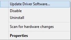 Update Driver Software