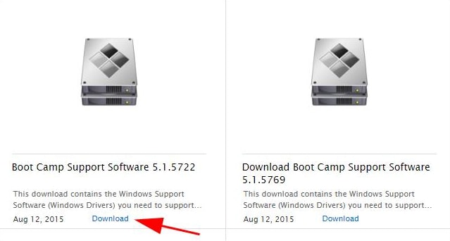 Download Boot Camp Support Software