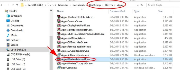 Find the AppleWirelessMouse64.exe Application File