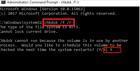 chkdsk