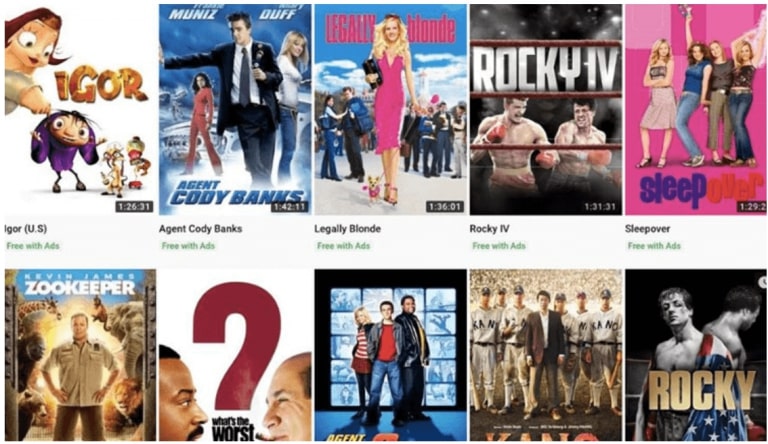 where can i download free movies without sign up