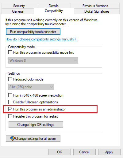 Fix the Requested Operation Requires Elevation Error on Windows PC - 42