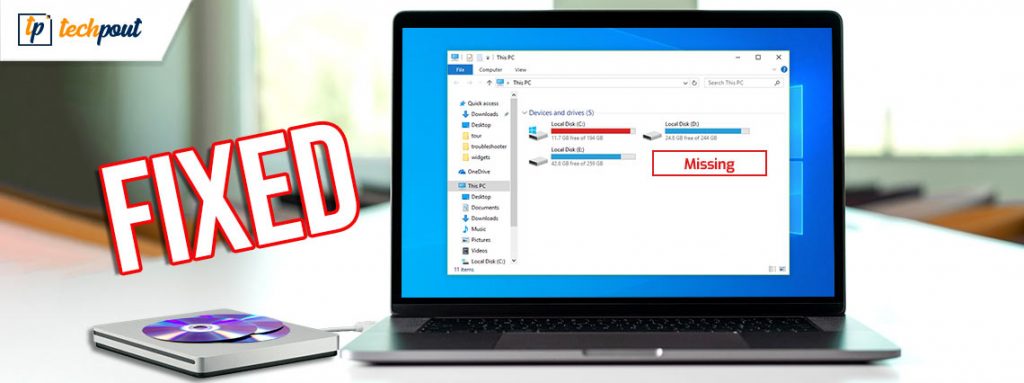 Disc/DVD/CD Drives Not Showing or Missing on Windows 10 FIXED  TechPout