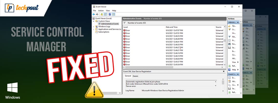 How to Fix Service Control Manager Error on Windows 10 - Quick Tips