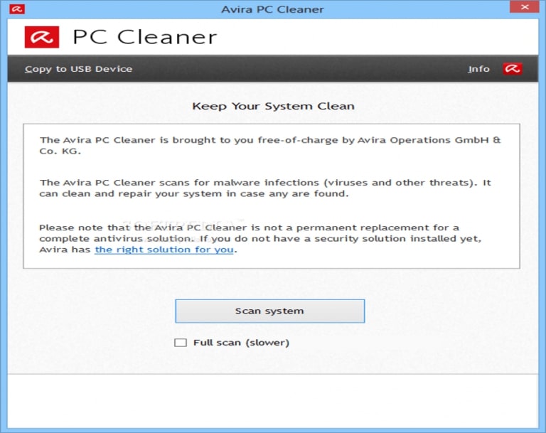 Avira PC Cleaner