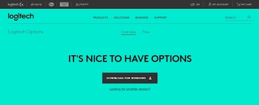 Download Option for Logitech MX Master Software