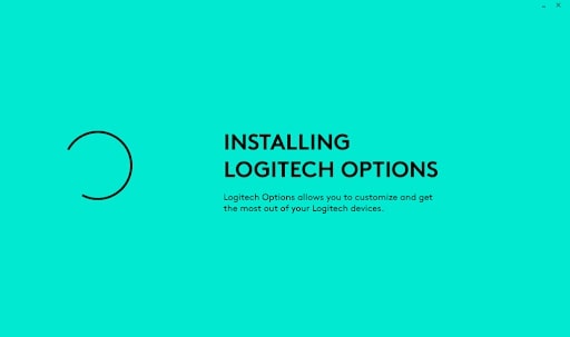 Installing Logitech Options