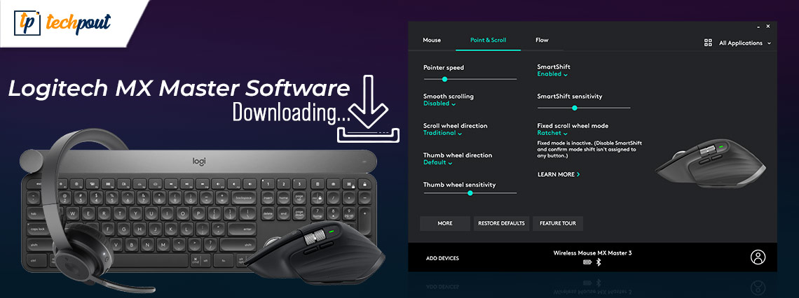 Logitech MX Master Software Free Download, Install, and Update
