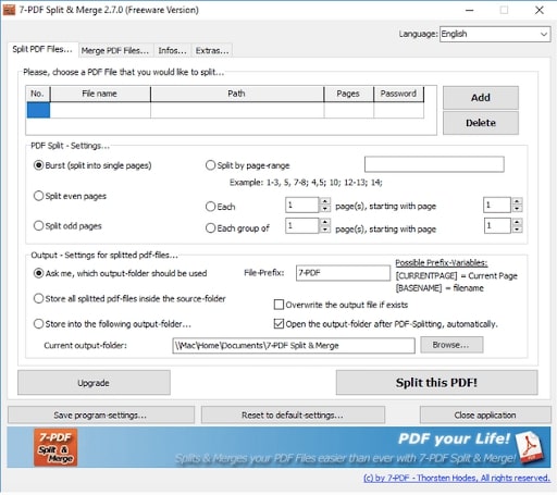 7-PDF Split and Merge