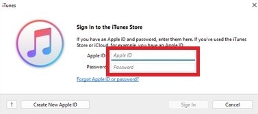 sign in to your Apple ID