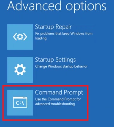 Launch the Command Prompt in Boots Loop
