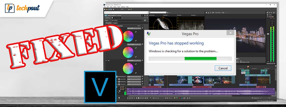 sony vegas 14 keeps crashing