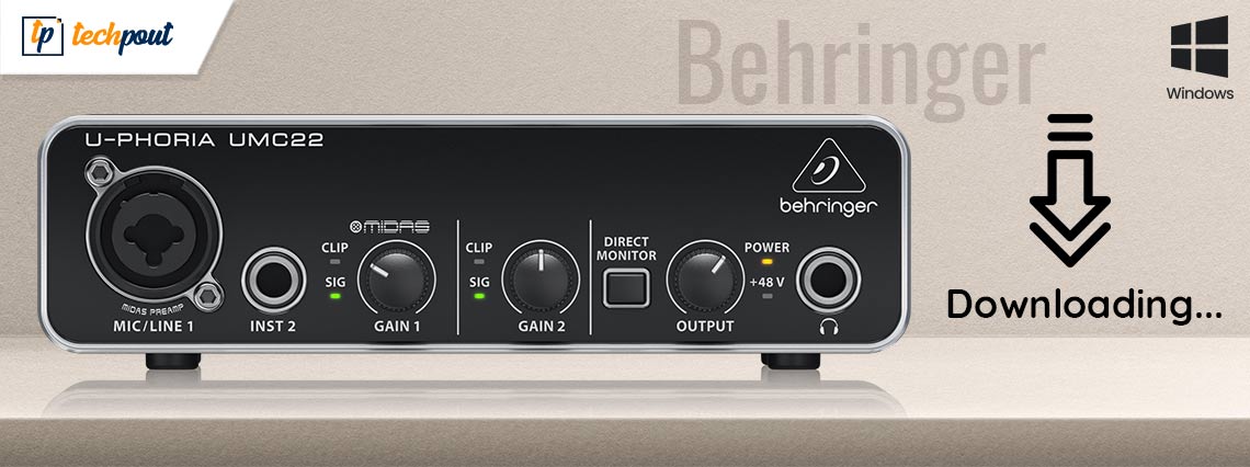 behringer usb audio driver 2.8.40 windows 10