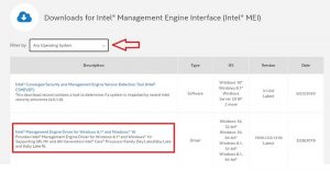 Intel Management Engine Interface Driver Download On Windows 10, 8, 7 ...