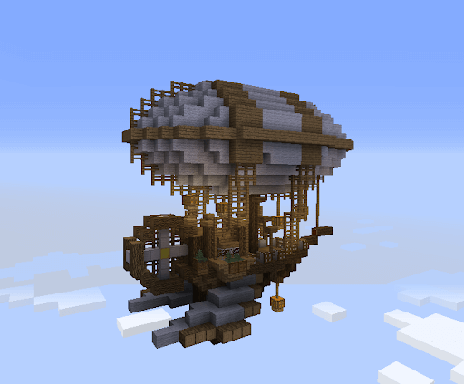 Floating Ship in Minecraft