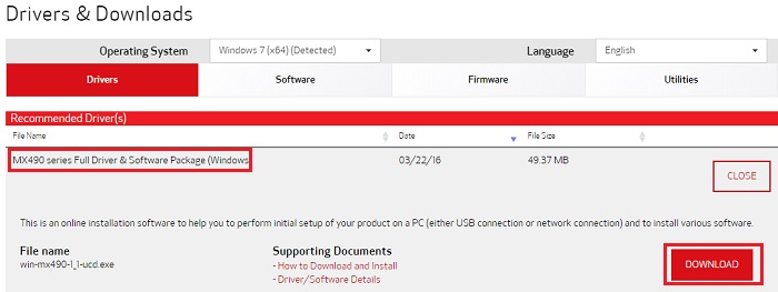 how to scan a document to computer on canon mx492 printer