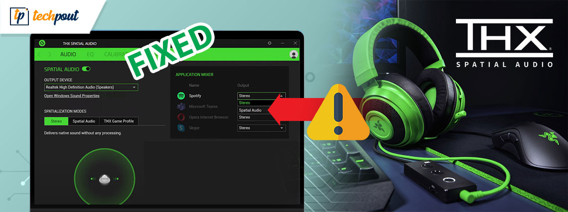 How to Fix THX Spatial Audio Not Working on Windows [Easy Tips]
