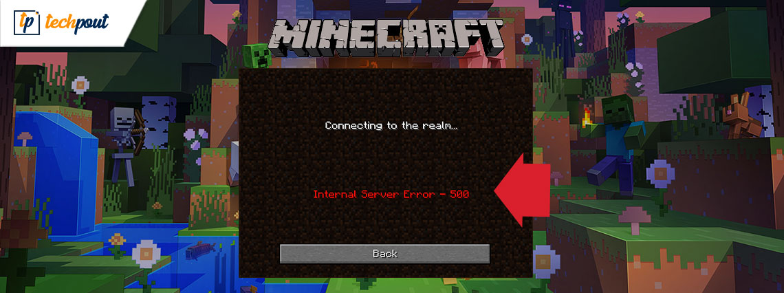 Internal server error как исправить minecraft