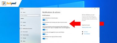 How to Change Notification Settings in Windows 10 PC
