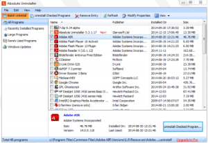 absolute uninstaller
