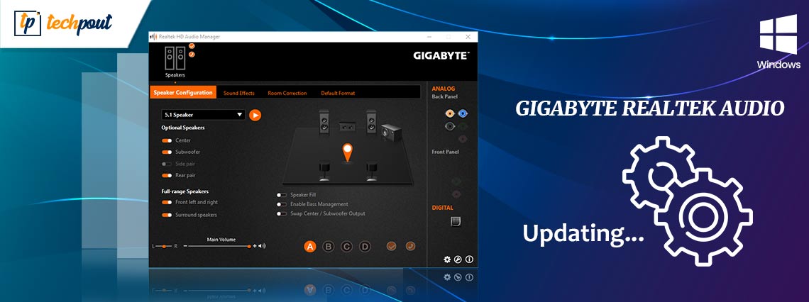 realtek hd audio manager gigabyte microphone