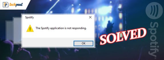 spotify application not responding windows 10