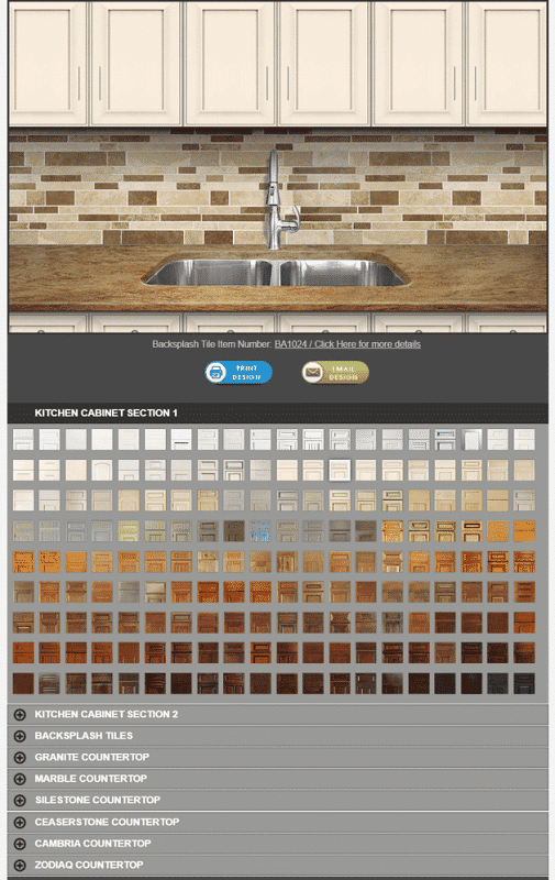 Backsplash design software