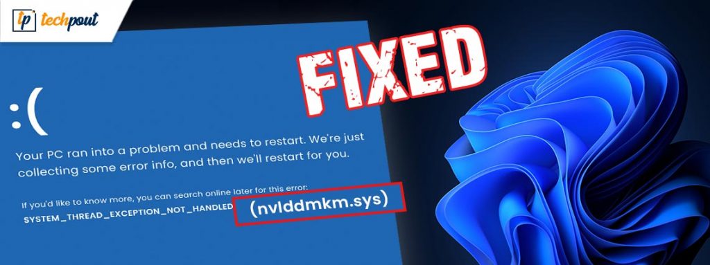 Fix: nvlddmkm.sys Failed Error on Windows 11/10/7 | TechPout