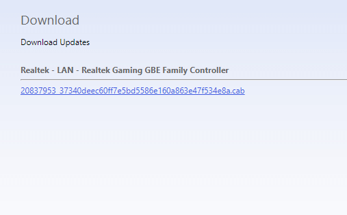 Get - Realtek Gaming GBE family controller
