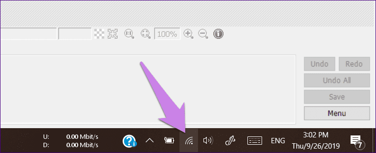 Click on Wifi Icon from windows toolbar