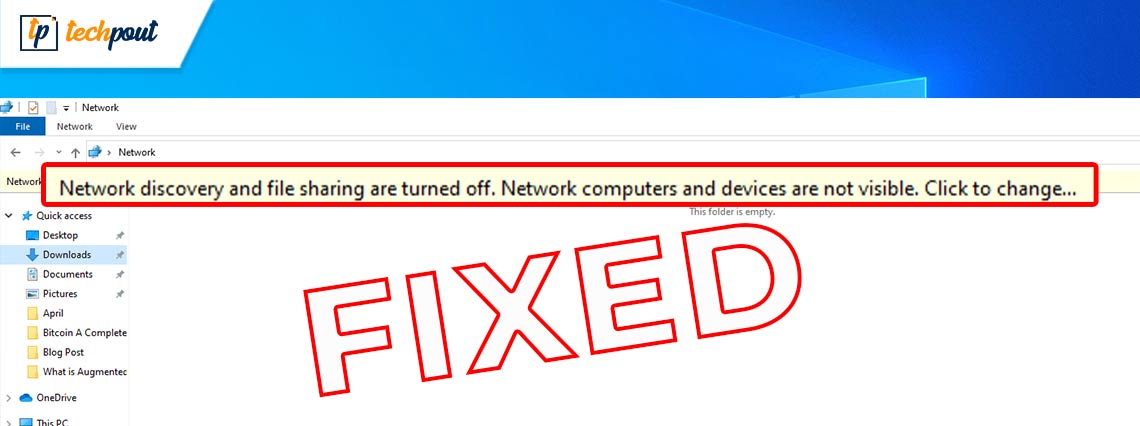 [Fixed] Network Discovery is Turned Off Windows 11/10